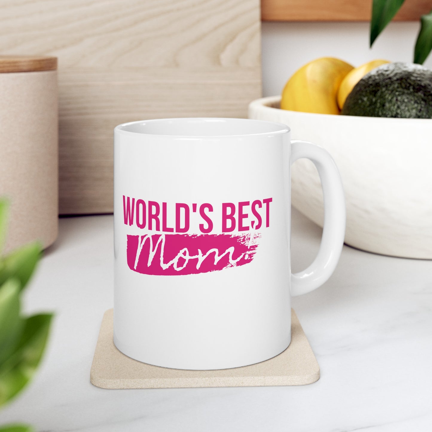 World's Best Mom Ceramic Mug, (11oz, 15oz)