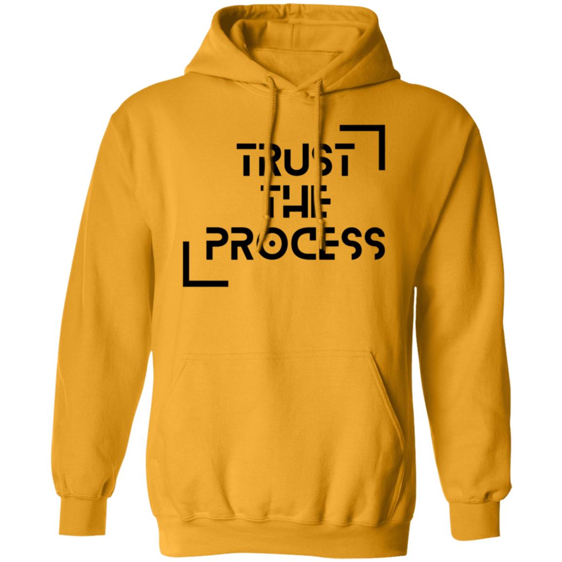 Trust the Process Pullover Hoodie (Black Print)
