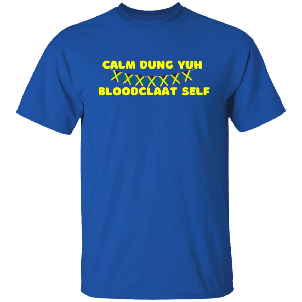 Calm Dung Yuhself (yellow print)