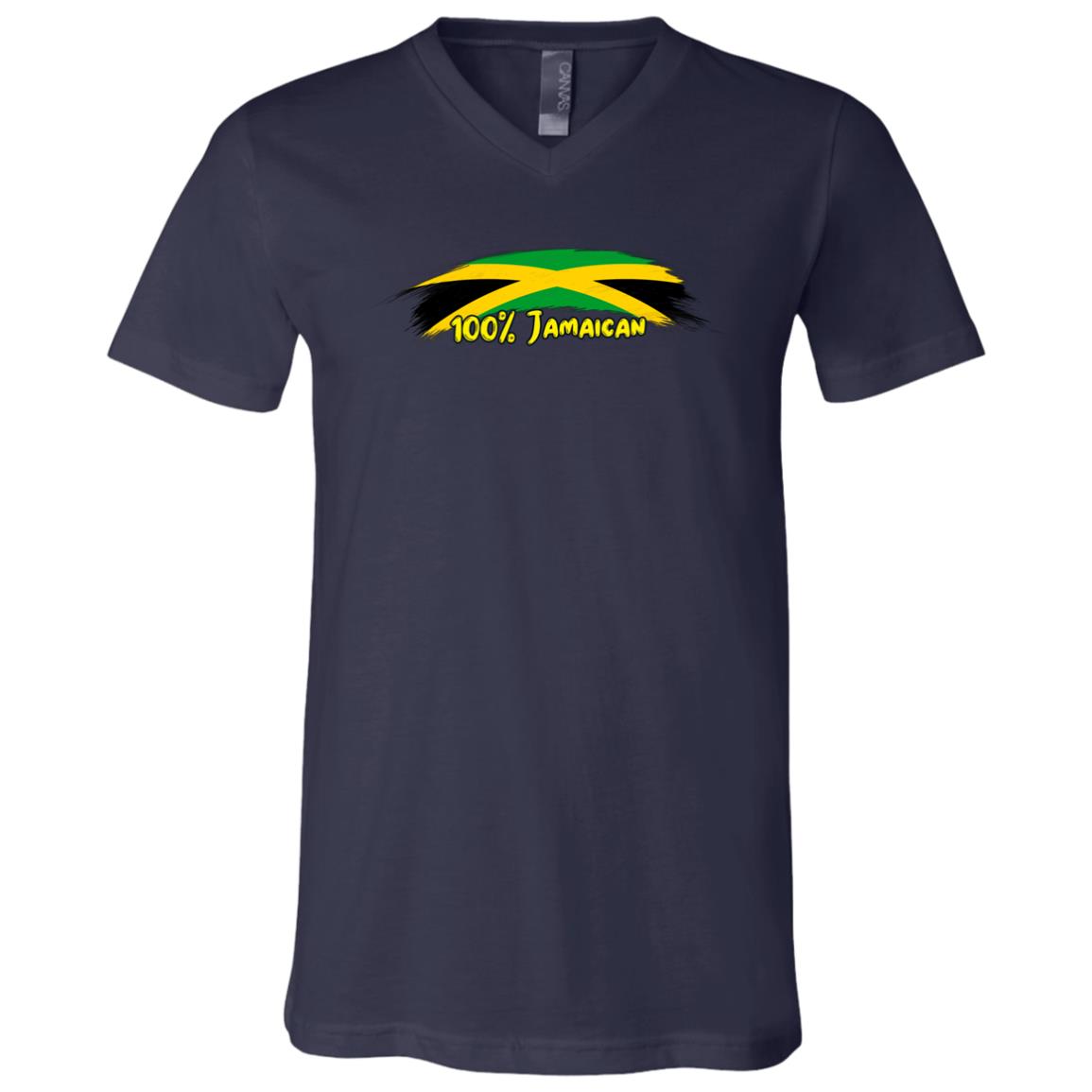 100% Jamaican V-Neck T-Shirt