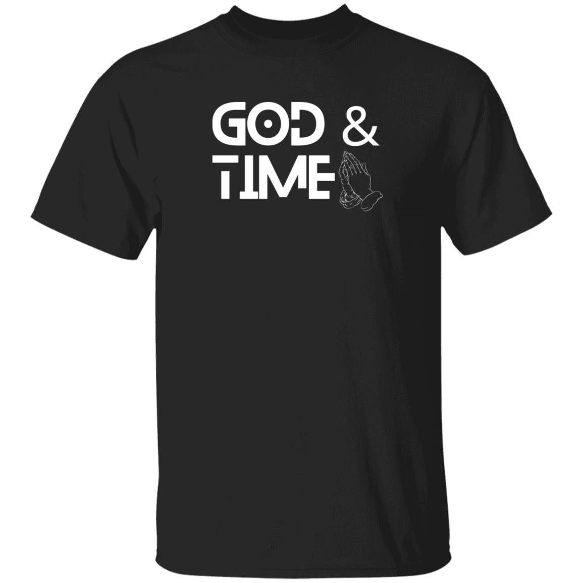 God & Time (white print) T-Shirt