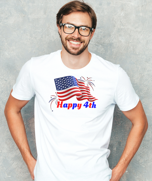 Happy 4th (Independence Day T-Shirt)