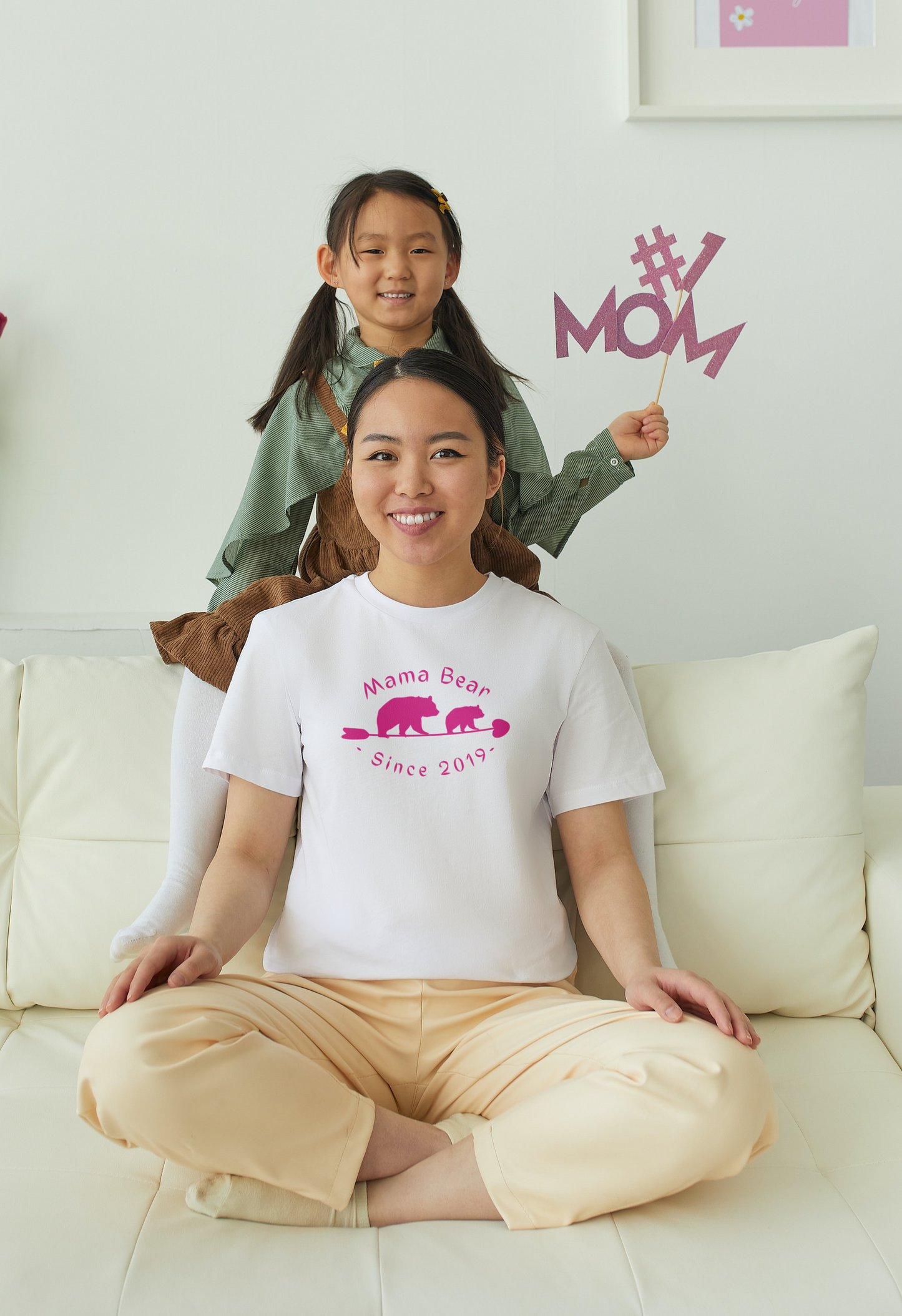 Mama Bear since 2019 G500 5.3 oz. T-Shirt