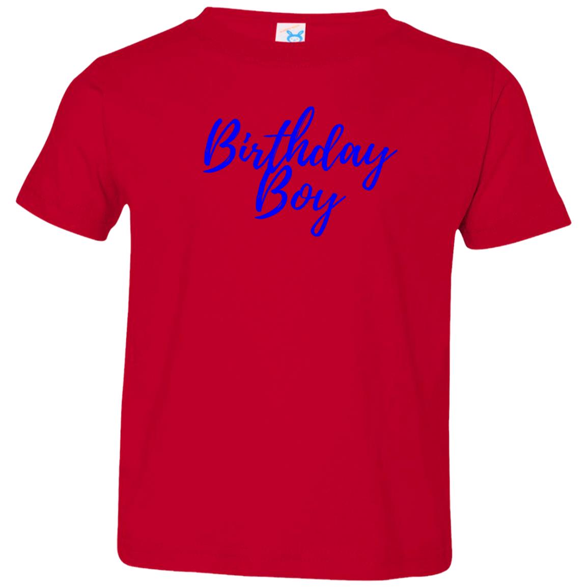 Birthday Boy (Blue Print) 3321 Toddler Jersey T-Shirt
