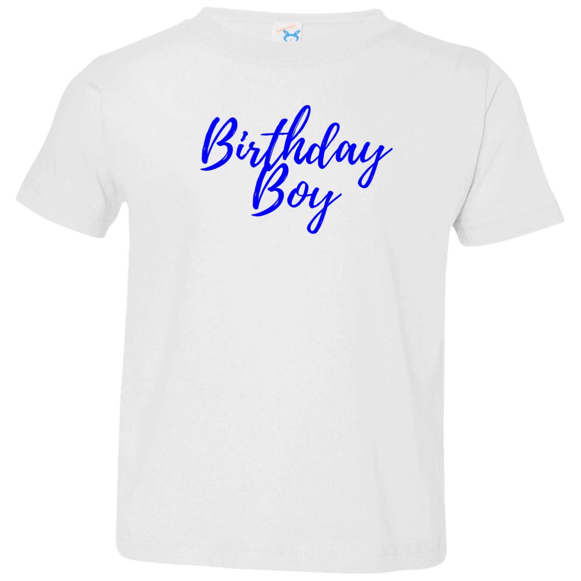 Birthday Boy (Blue Print) 3321 Toddler Jersey T-Shirt