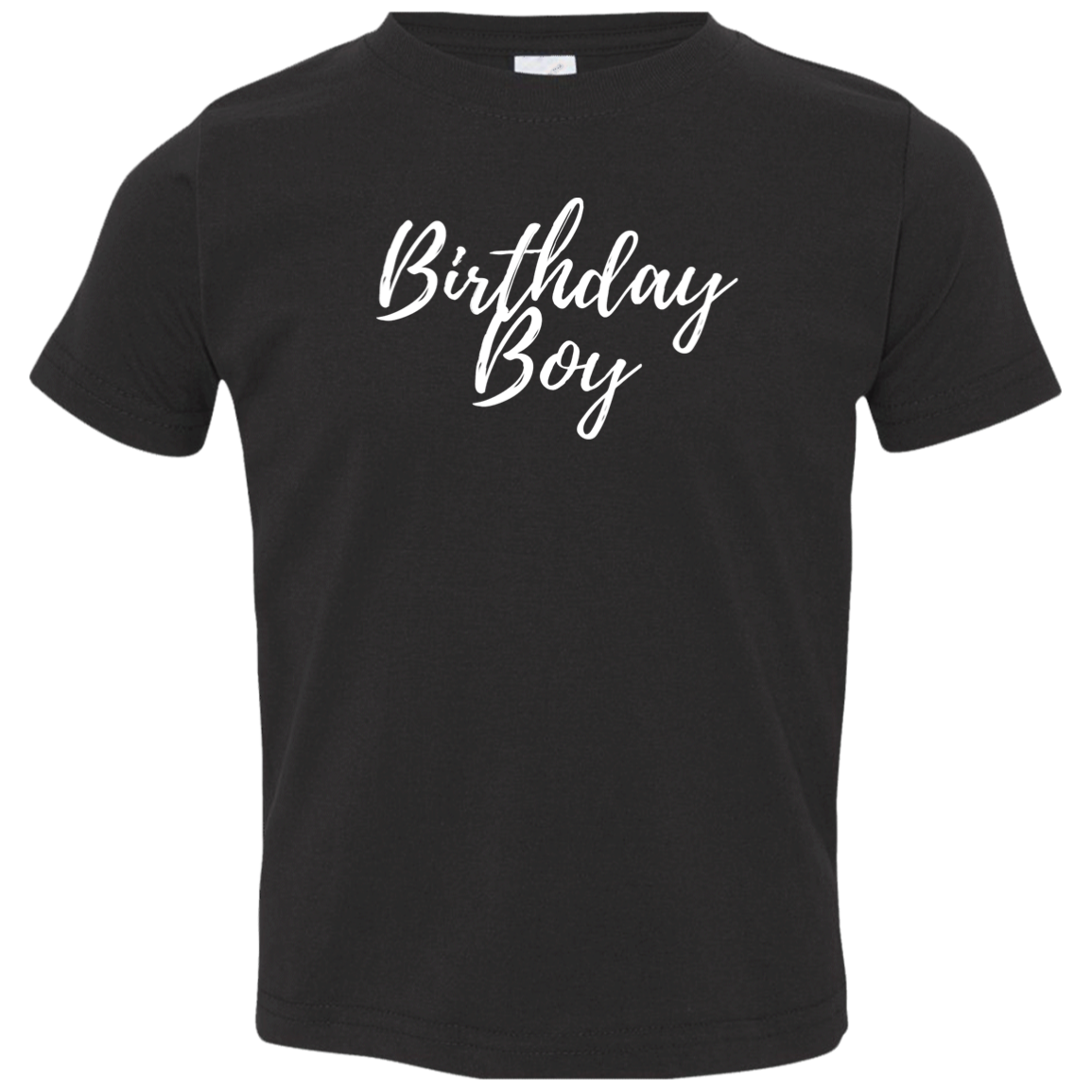 Birthday Boy (White Print) 3321 Toddler Jersey T-Shirt