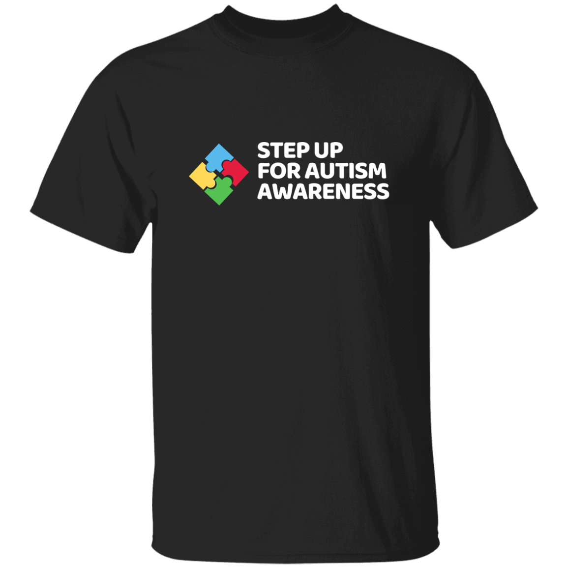Autism Awareness (White Print) G500 5.3 oz. T-Shirt