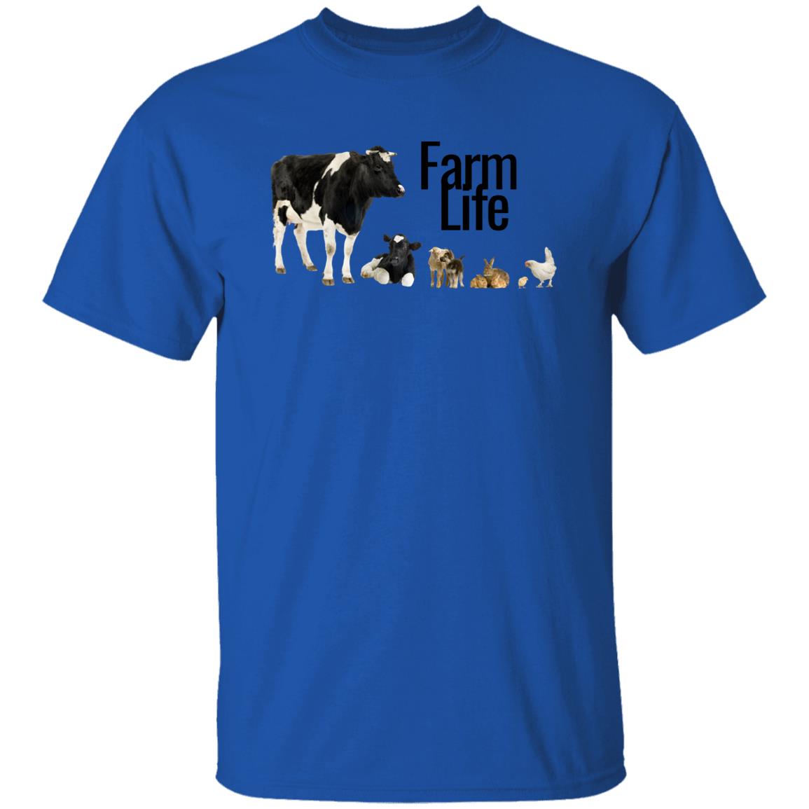 Farm Life (Black Print) G500 5.3 oz. T-Shirt