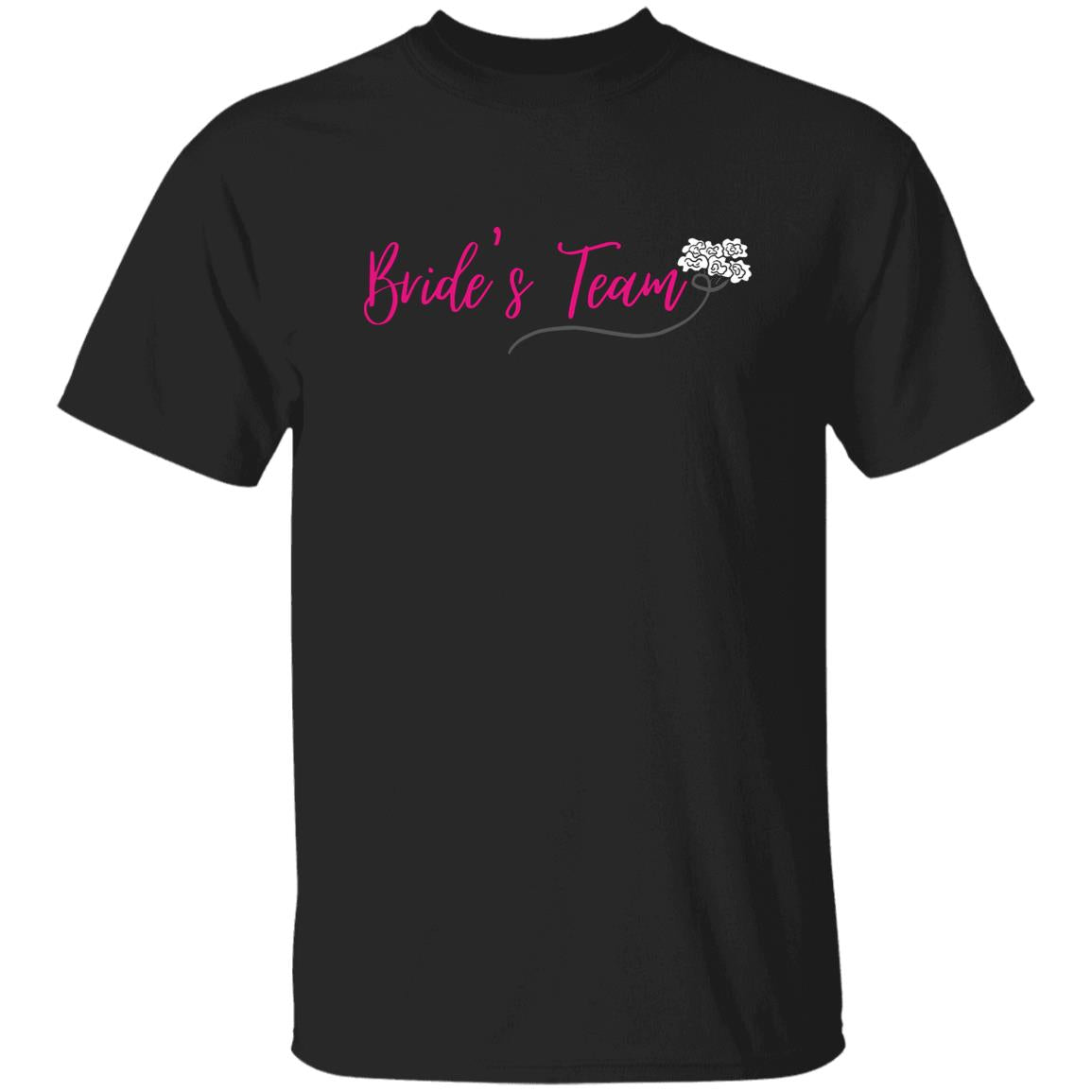 Bride's Team (Pink Print) G500 5.3 oz. T-Shirt