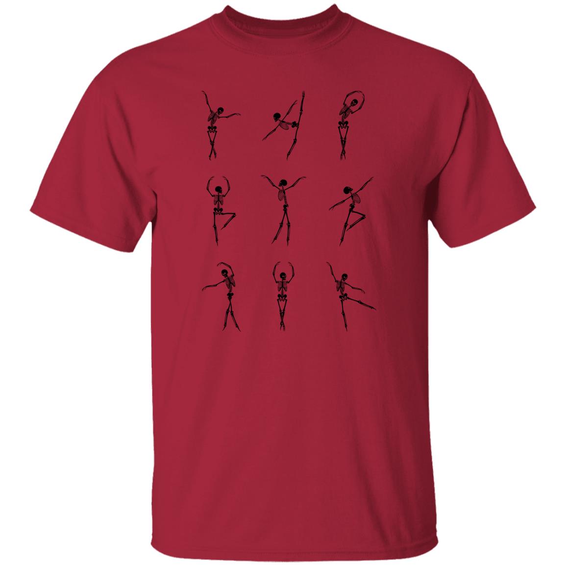Dancing Skeleton (Black Print) G500 5.3 oz. T-Shirt